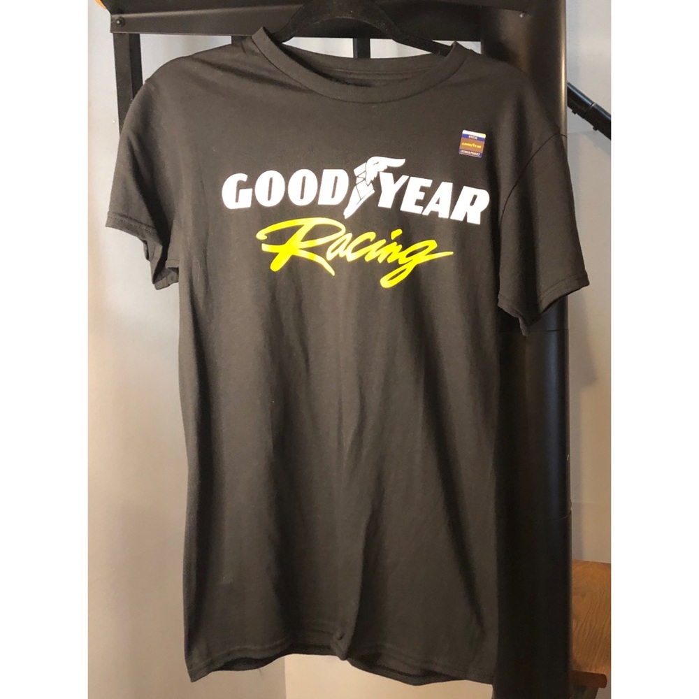 Goodyear Racing Ladies Black T-Shirt Size Small